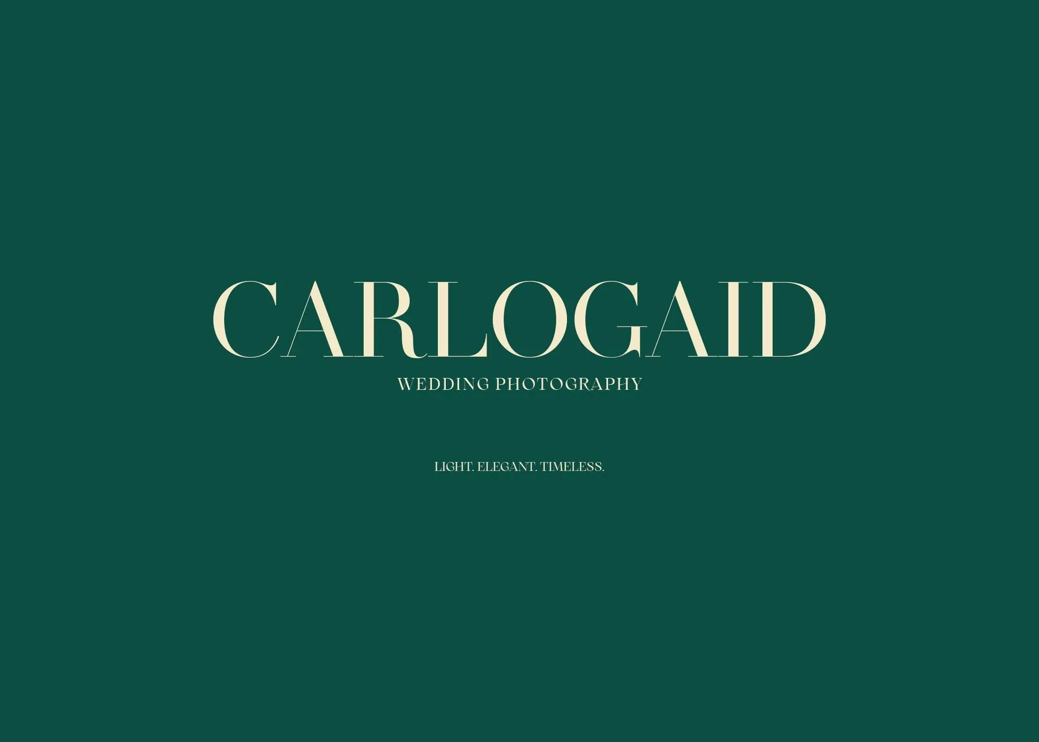 Carlo Gaid Wedding Photography logo